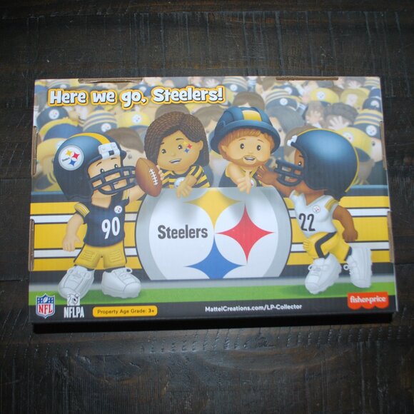 Pittsburgh Steelers Little People Collectors Set New - Picture 2 of 2